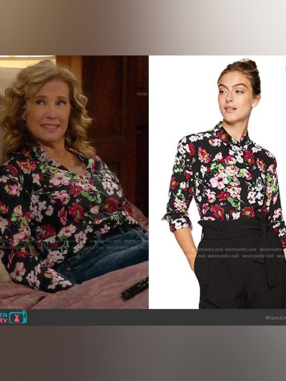 EQUIPMENT Floral Symphany Print Silk Blouse 0932